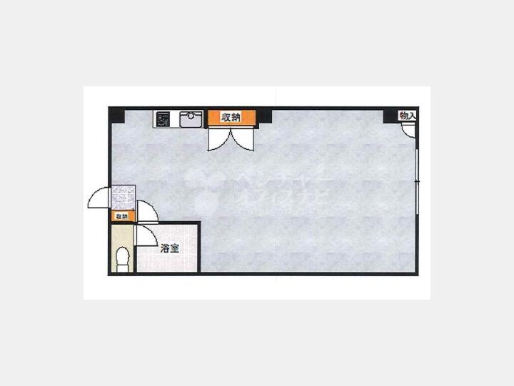 ７１１間取図　【代々木村田マンション　（村田第１ビル）】