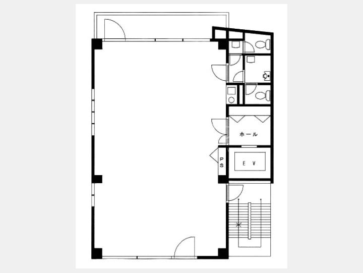 4F間取図 【SHIBATA BLDⅢ】