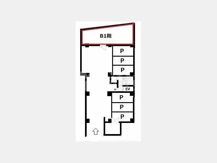 B１F間取り図【小野木ビル】