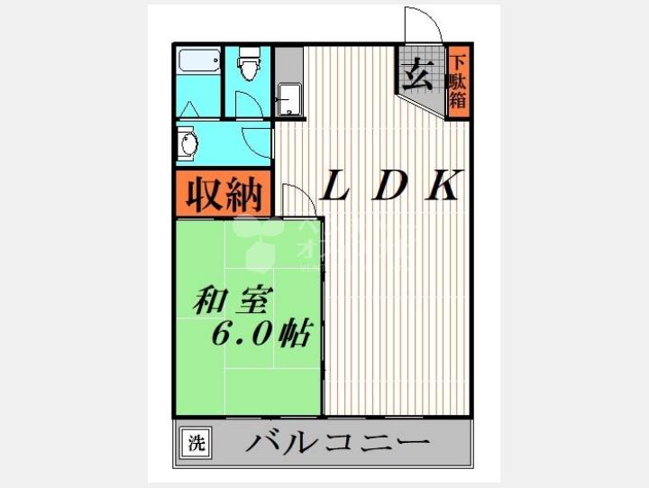 間取図【神楽坂マンション】