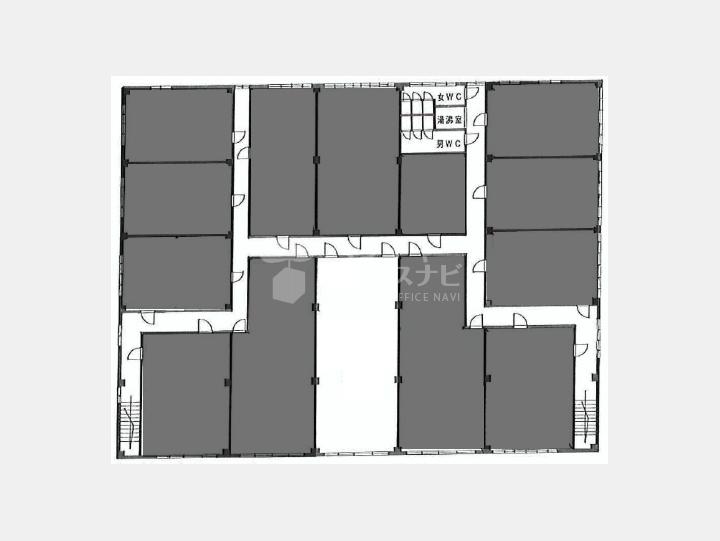 ２０３間取り図【松岡品川埠頭ビル】