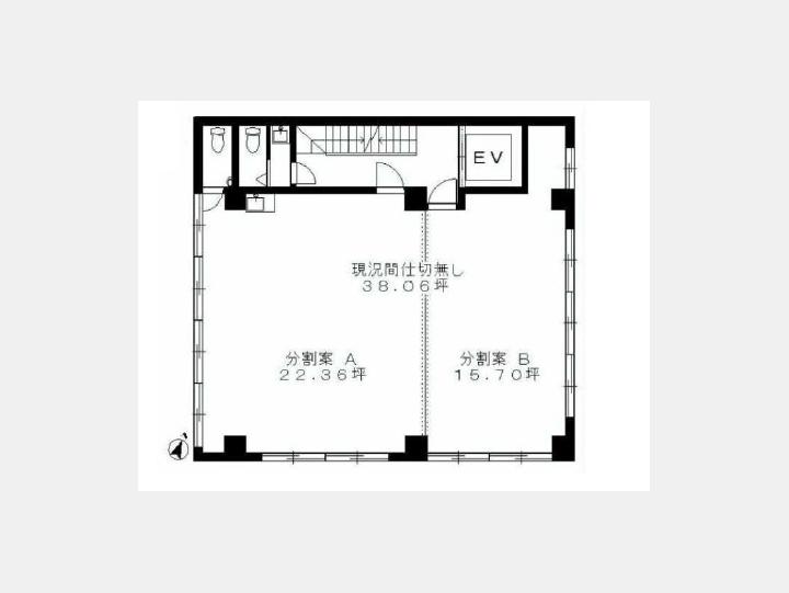 6B間取図　【千代田第一ビル】