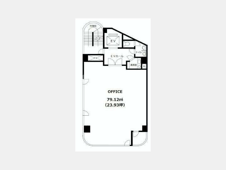 間取図　【第２昭和ビル】