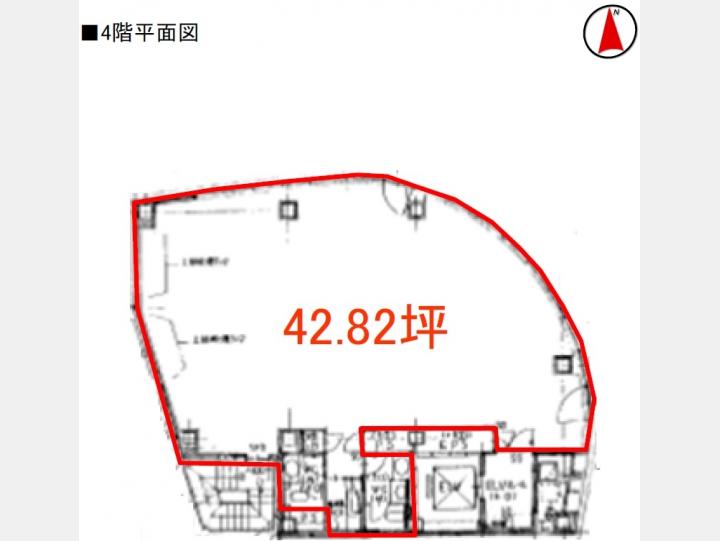 4F間取り図【いちご西五反田ビル】