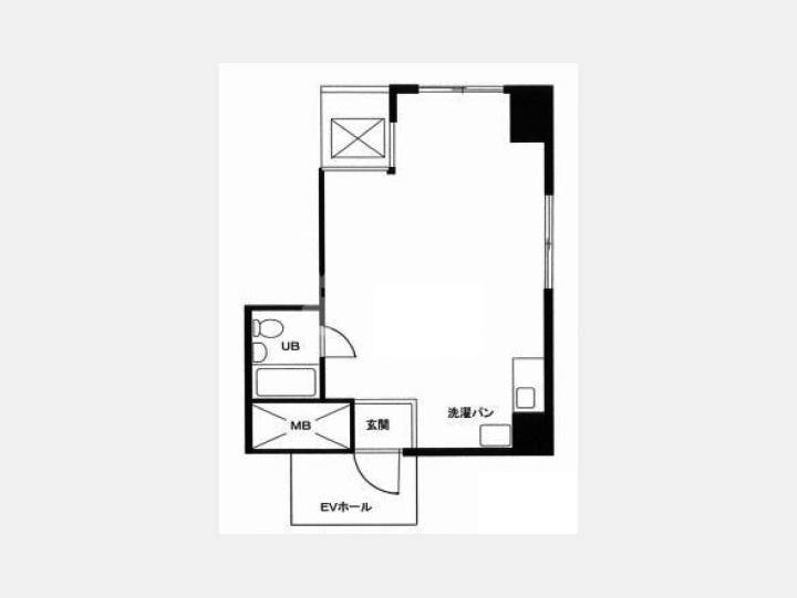 ９０２間取り図【プロスパラス高輪】