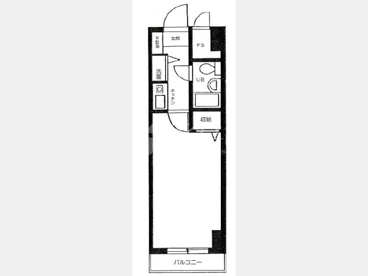 ８０５間取り図【ルイシャトレ恵比寿】