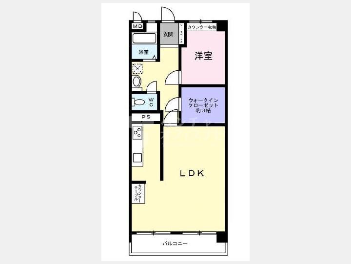 306間取り図【南青ハイツ】