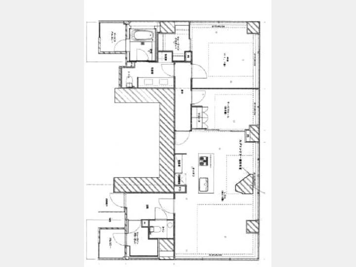 22F間取り図【マジェスタワー六本木(旧)レジディアタワー六本木】
