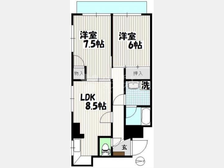 間取り図【ジャコワ東日本橋マンション】