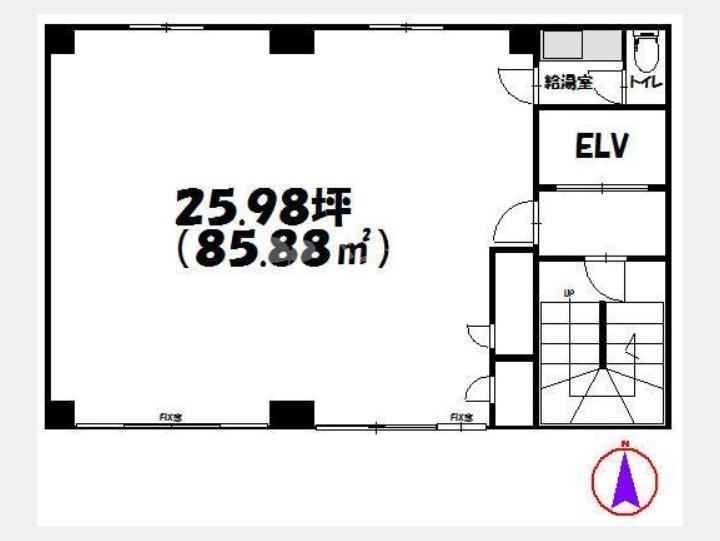 4階間取り【小林ビル】