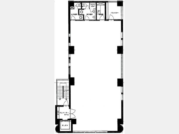 基準階間取り図【銀座石井ビル】