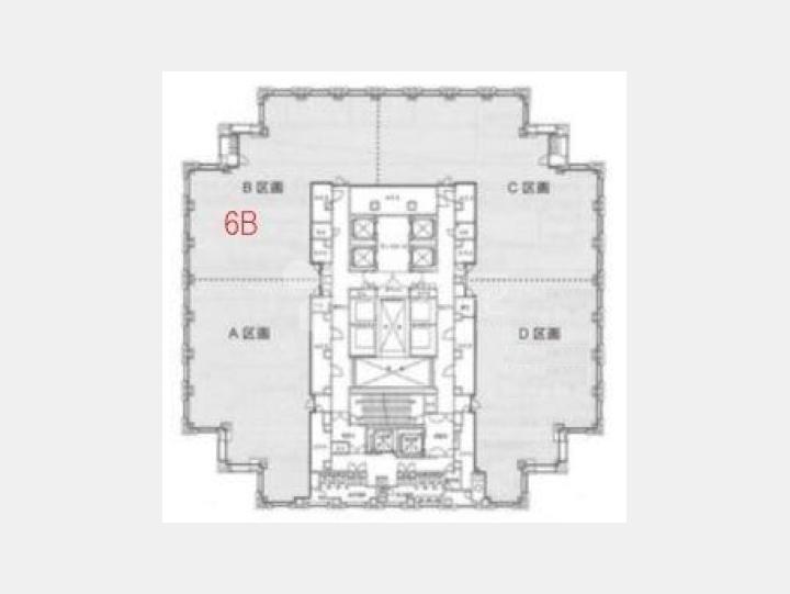 ６B間取り図【恵比寿プライムスクエアタワー】
