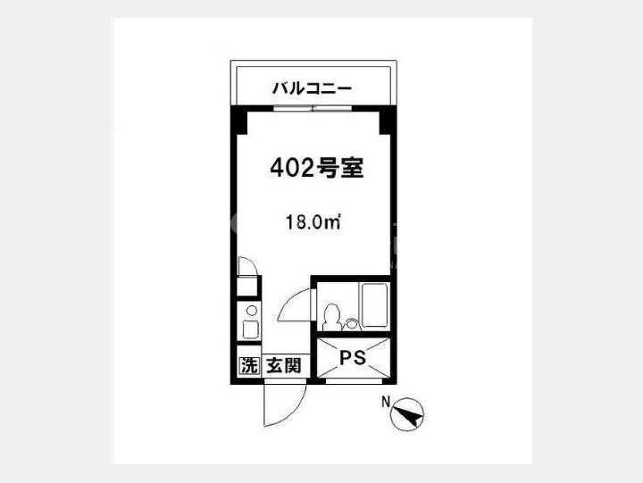 間取図　【サンバレー赤坂】