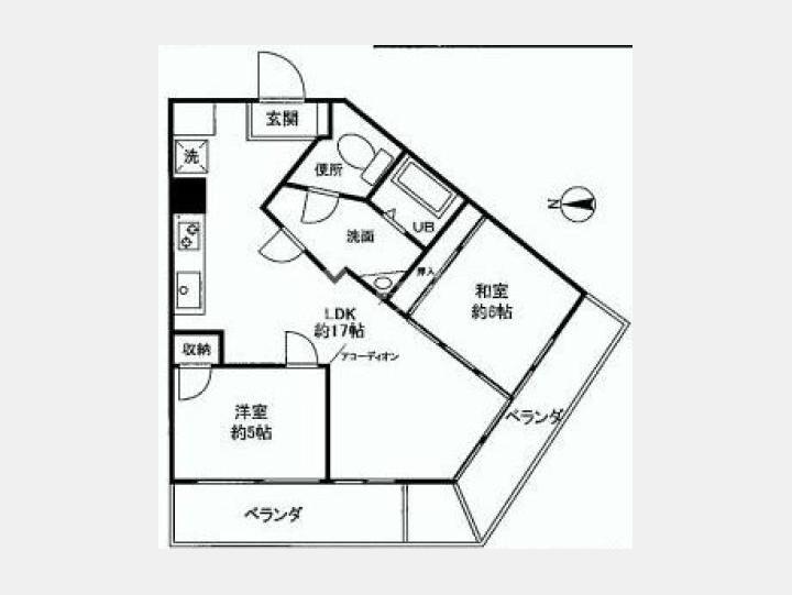 間取図　【代々木エアハイツ】