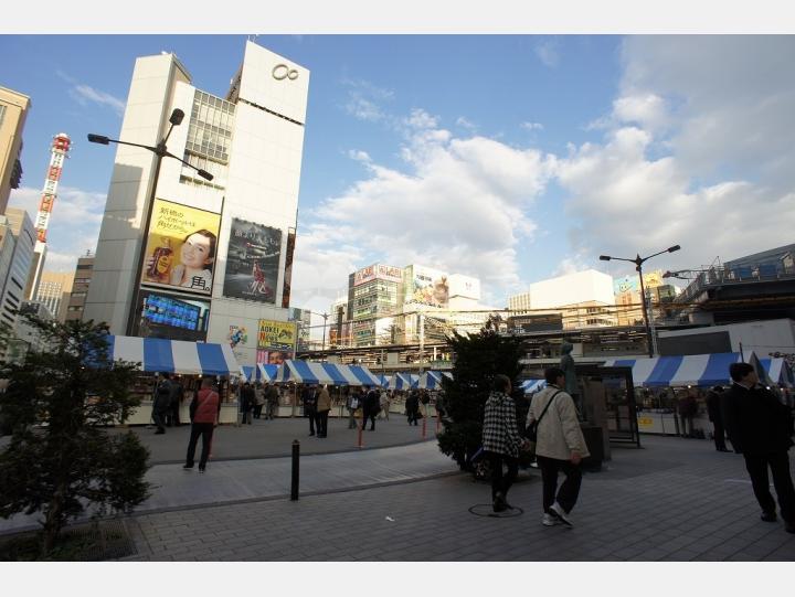 物件前の通り　【ハローオフィス新橋】