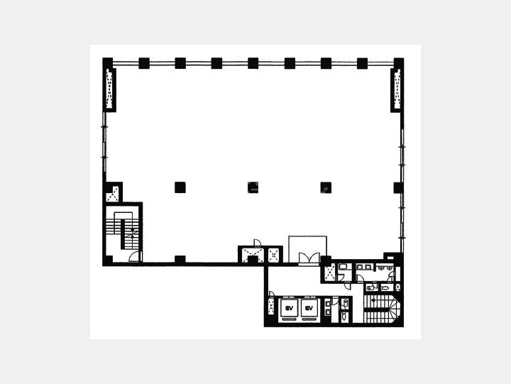 基準階間取り図【松岡田村町ビル】 