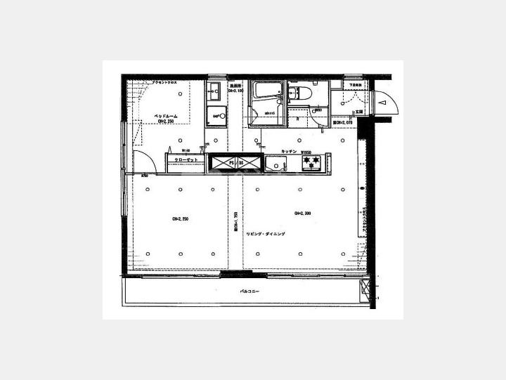 503間取り図【グランドール六本木】