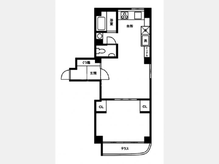 205間取り図【エクシードメゾン三田】