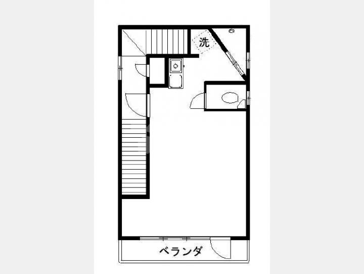 ２F間取り図【千駄ヶ谷ビル】 