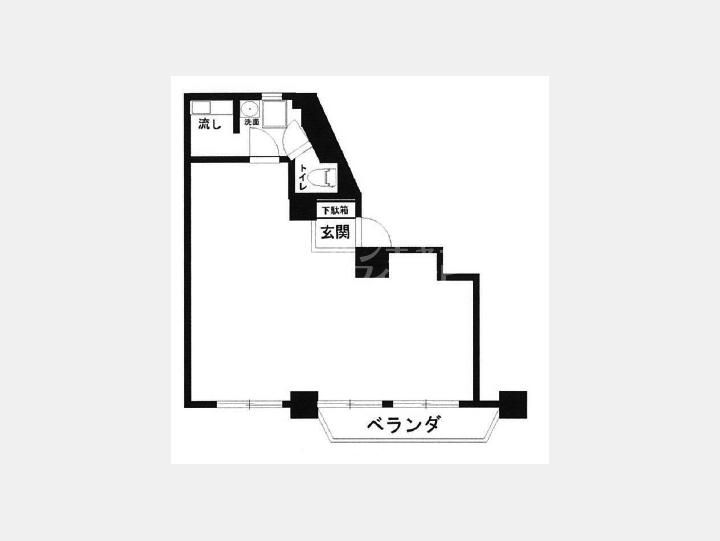 ３０２間取り図【コーポ南】