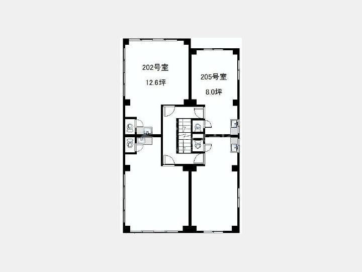 間取図　【末廣ビル　202】