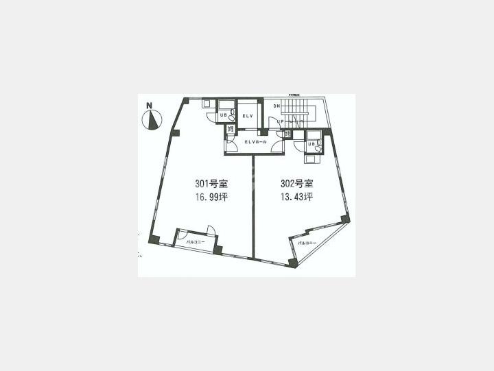 302号室　【大和ビル】