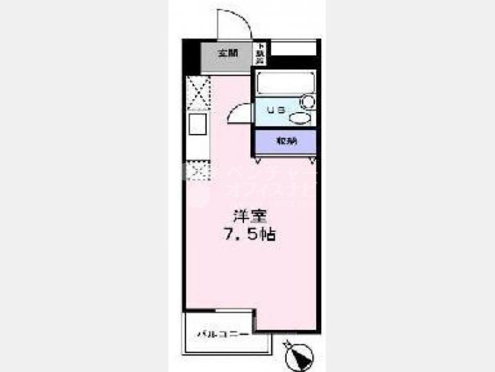 ７０３間取図　【浦MKYエビスビル】
