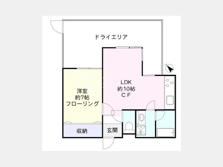 間取図【クリエイト司余丁町】