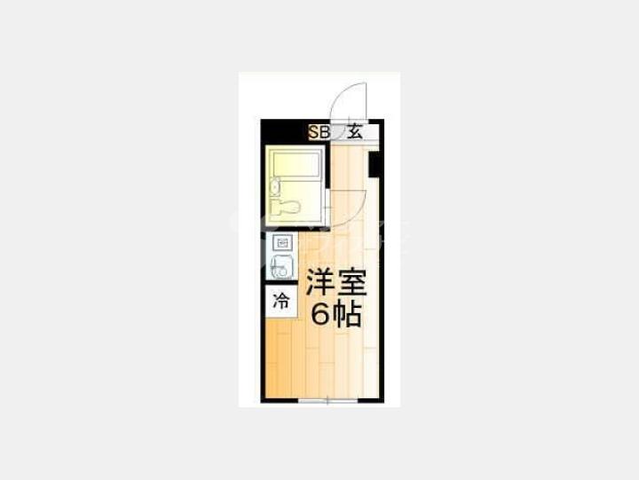 間取図　【ダイヤモンドビル東日本橋第３】