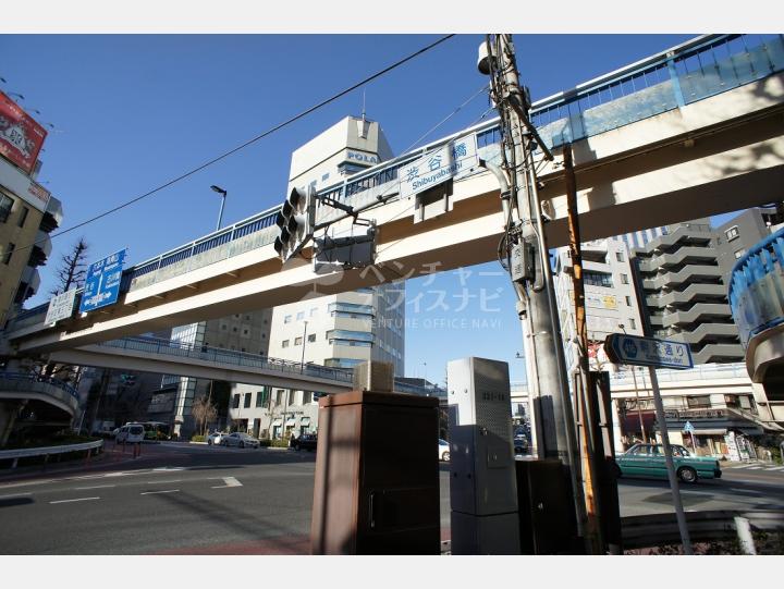 物件前の渋谷橋交差点 【ルモン広尾】