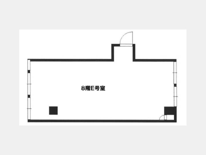 間取図　【城辺橋ビル】