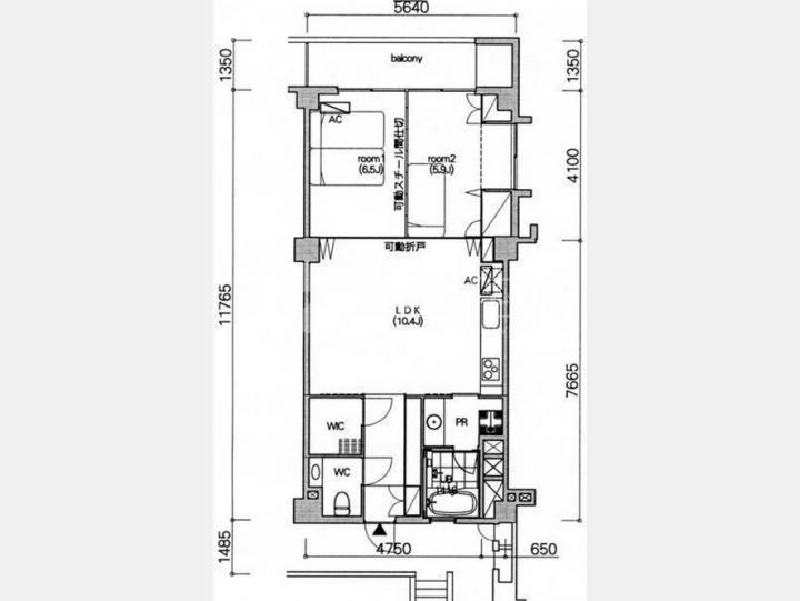 間取図　【シティ市ヶ谷】
