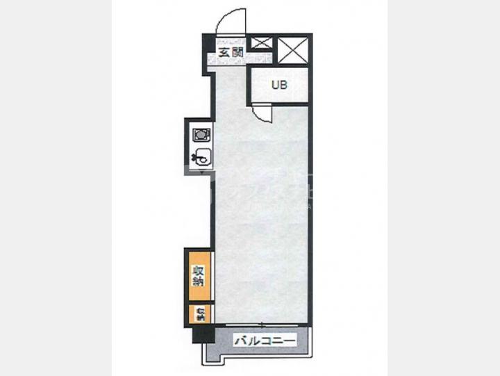 ４１３間取り図【千駄ヶ谷ホリタン】