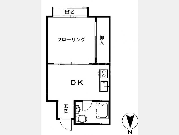間取図　【御苑フラトー】