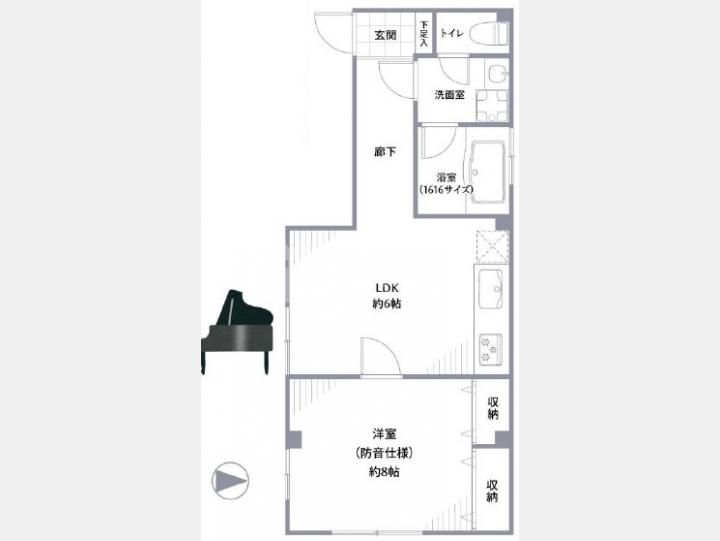 間取り図【ＮＫビルⅡ】