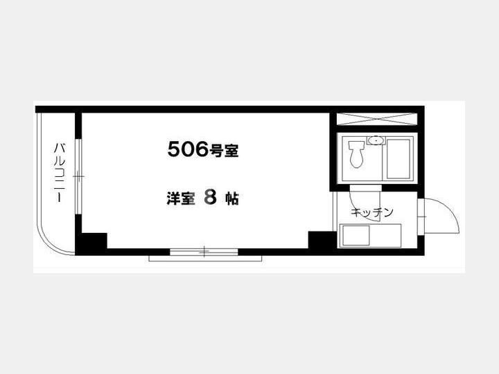 間取図　【シルバーマンション新宿】