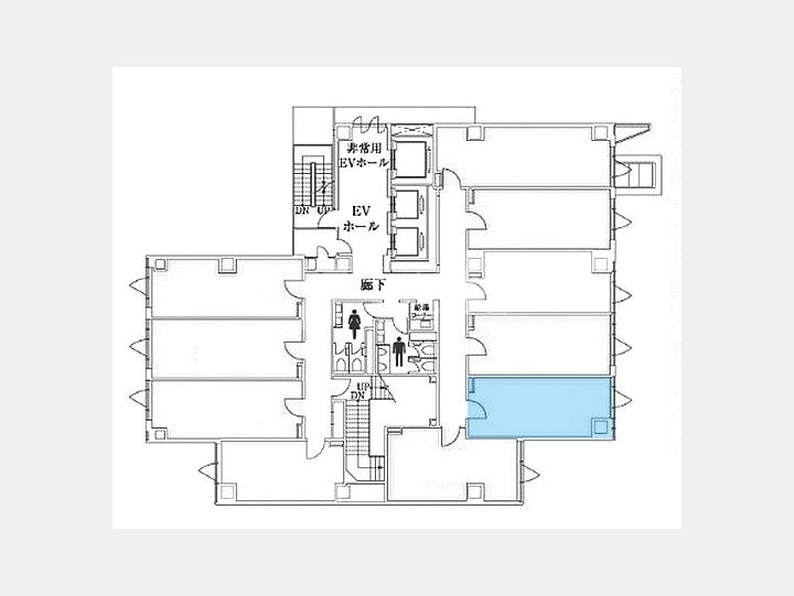 309間取り図【クロスオフィス内幸町】