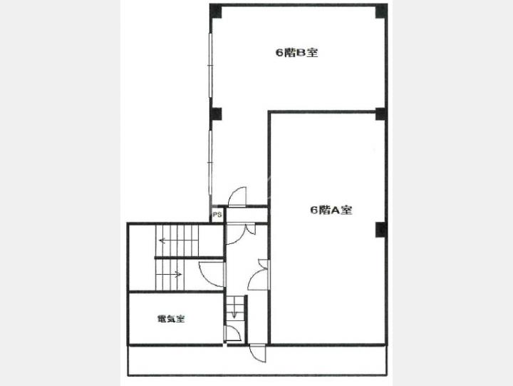 ６B間取り図【藤井第一ビル】