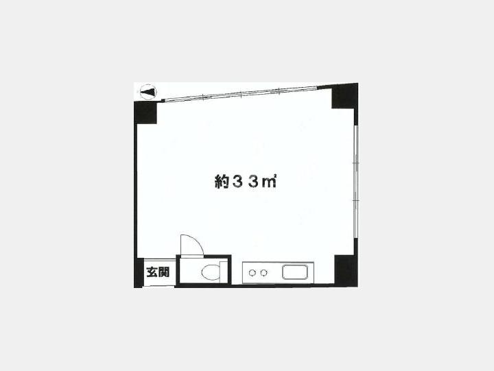 間取図　賃貸オフィス　【瀧澤ビル】