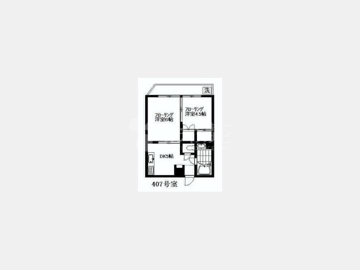 間取図　【富士マンション】