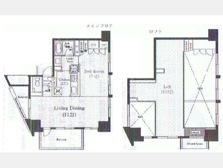 間取図　【アジリア代々木J's（AGILIA YOYOGI J's）】