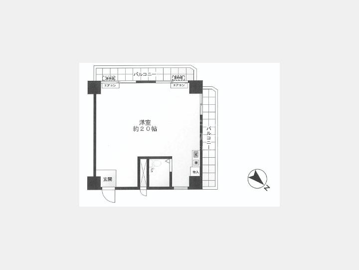 間取り図【東京ビュック中銀】