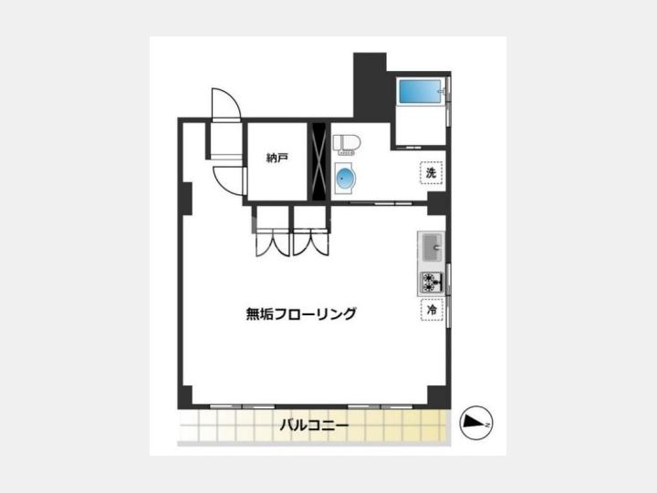 間取り図【シルバーマンション新宿】