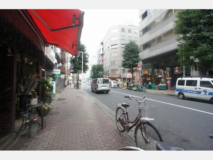物件前通り【新宿丸正ビル】