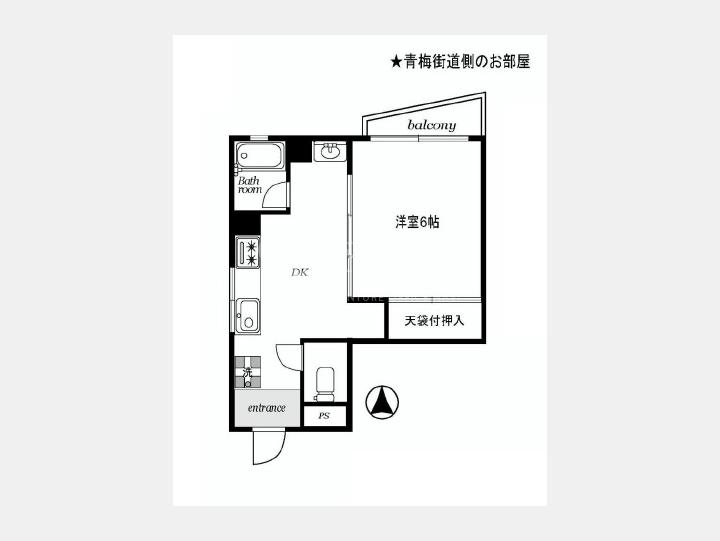 間取り図【成子坂ハイツ】