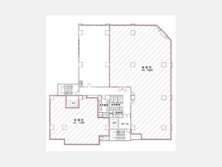 間取り図【コスモス御苑ビル(カテリーナネオハイツ)】