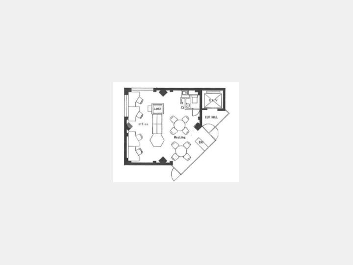 3階間取り図 【フラグメントミッブビル】※家具は付いておりません