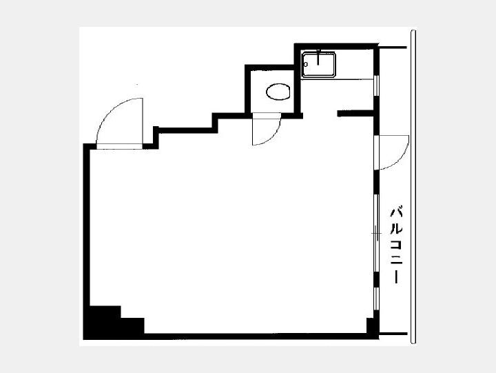 207間取図 渋谷コーポラス