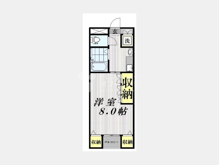 間取図【K2フラット】