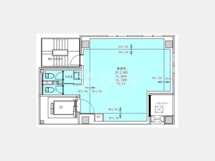 間取図　【サクセス銀座東ビル】